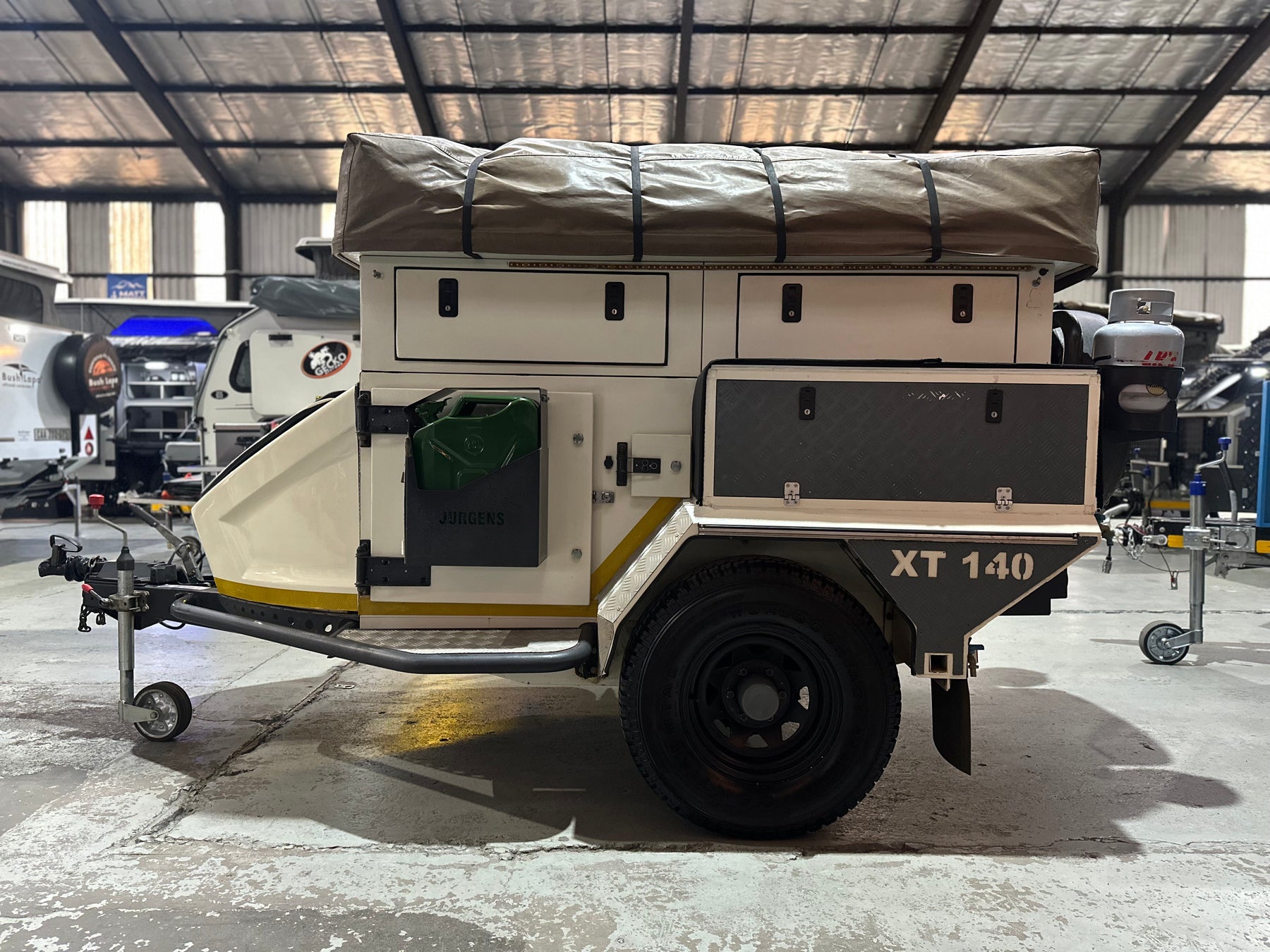 2014 Jurgens XT140 off-road camping trailer for sale at 4Matt Campers, Cape Town – exterior
