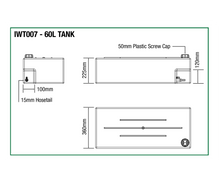 Ironman 4x4 60L Rectangle water tank, photo 2