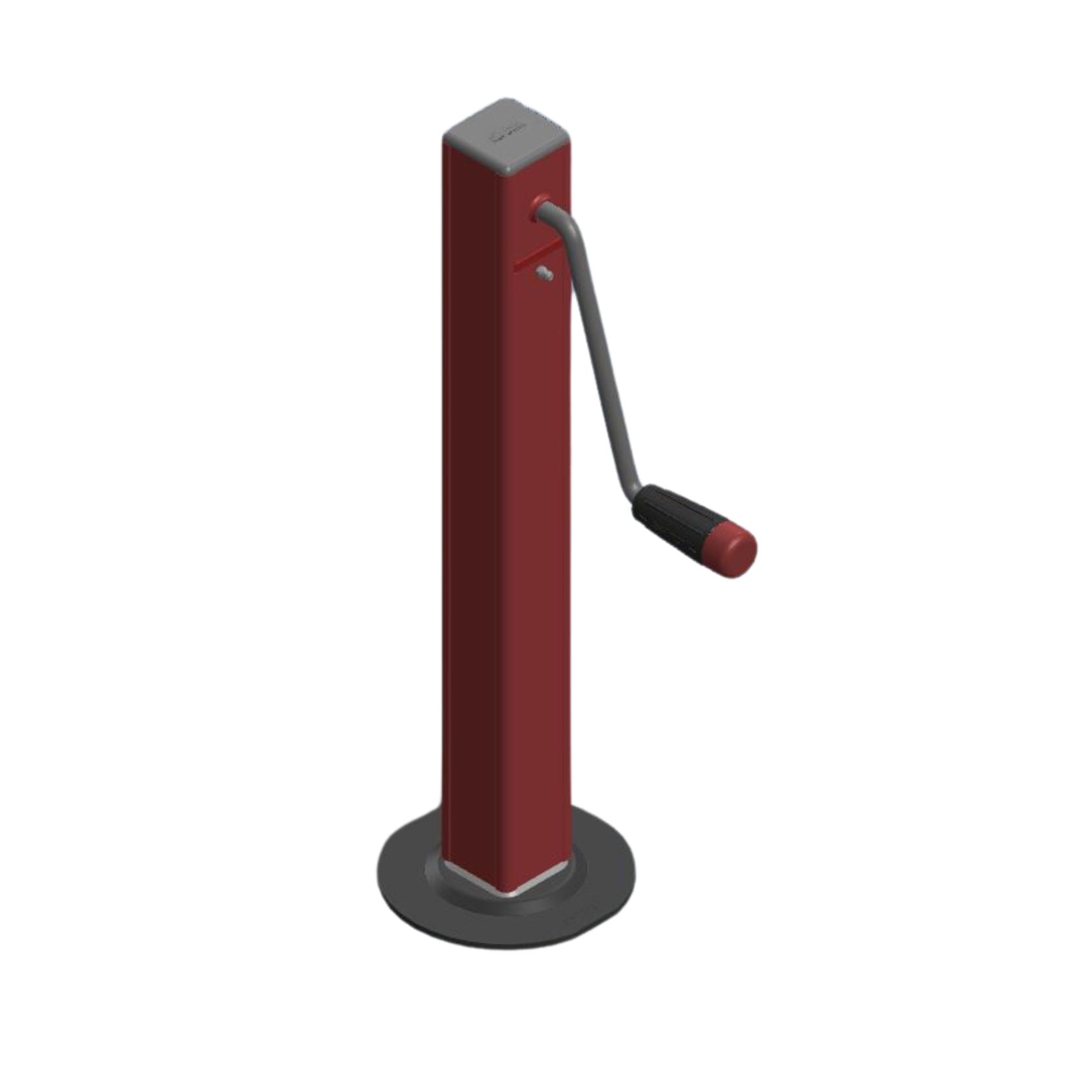 Burquip 800kg parking jack for trailers and caravans — 4Matt Campers, Western Cape & Cape Town