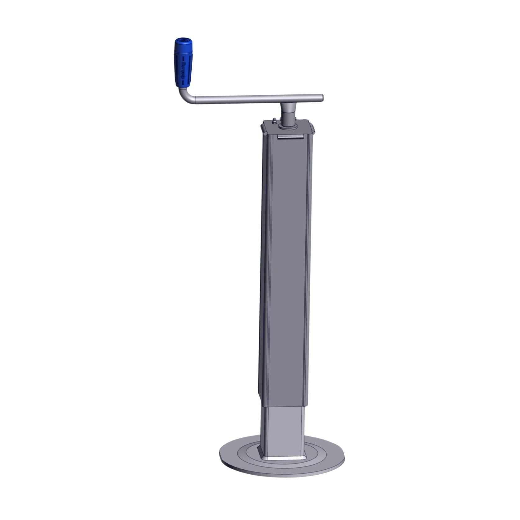 Burquip 1200kg parking jack for heavy trailers and caravans — 4Matt Campers, Western Cape & Cape Town