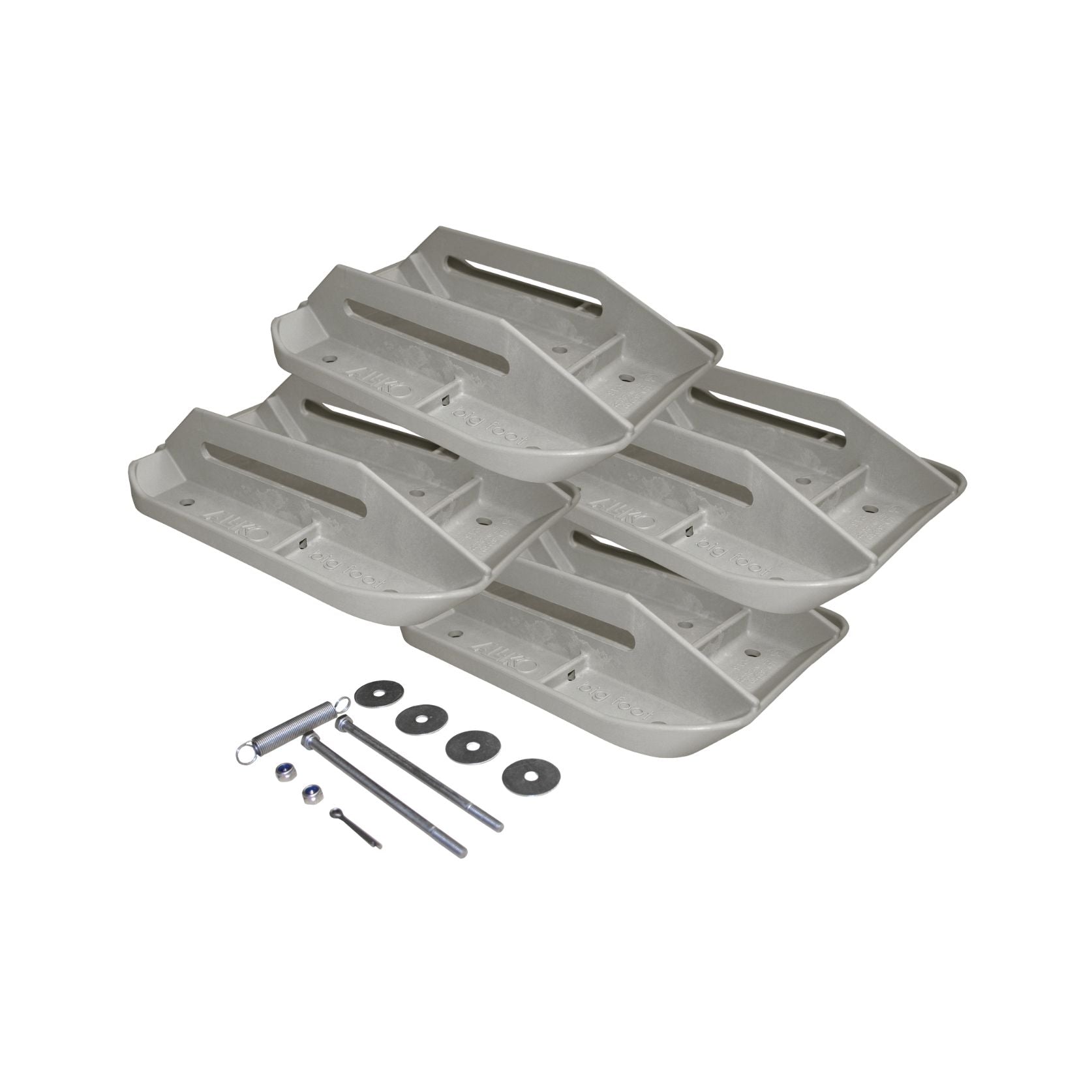 Burquip Big Foot pad set of 4 for caravan corner steadies — 4Matt Campers, Western Cape & Cape Town