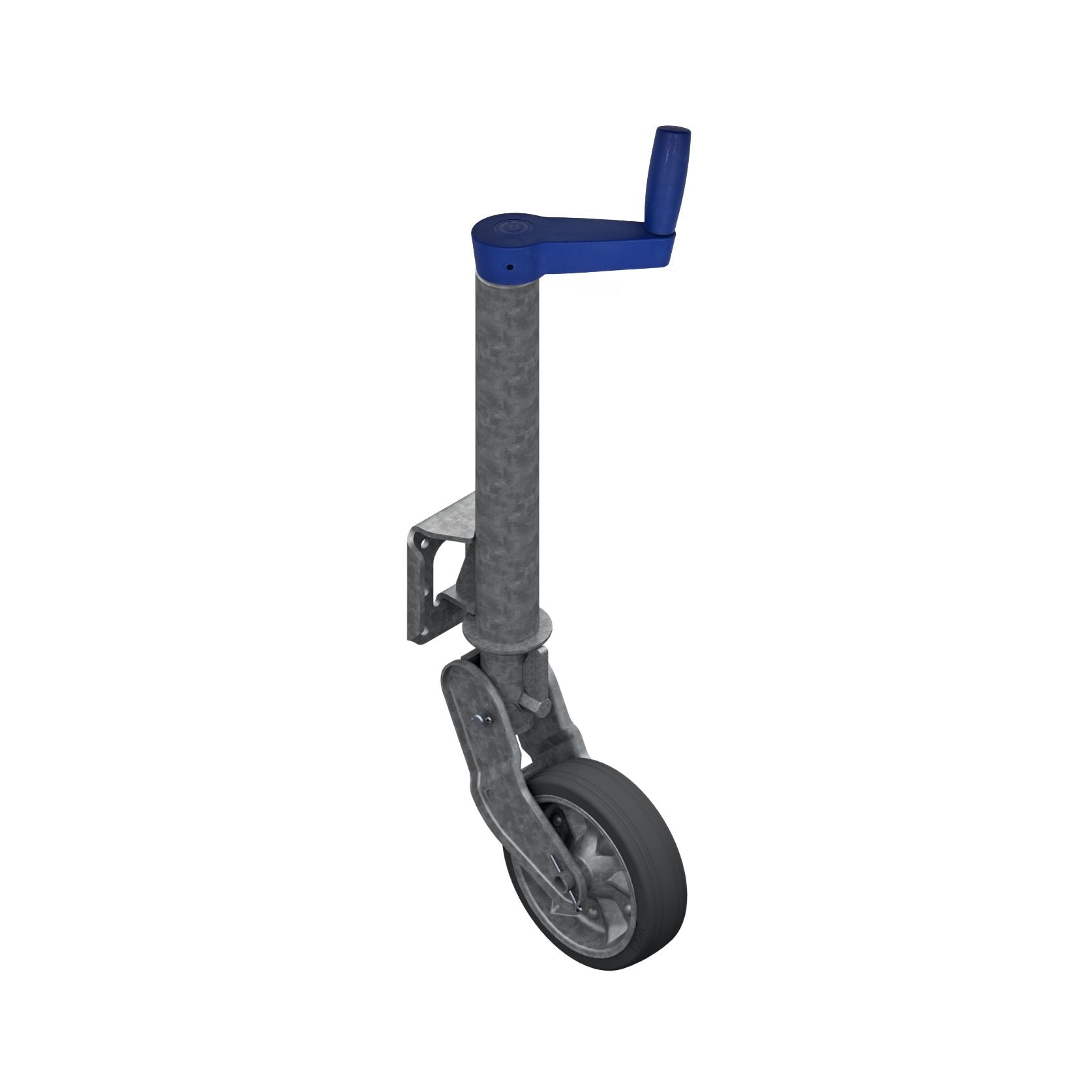 Burquip 60mm automatic jockey wheel 300kg for trailers and caravans — 4Matt Campers, Western Cape & Cape Town