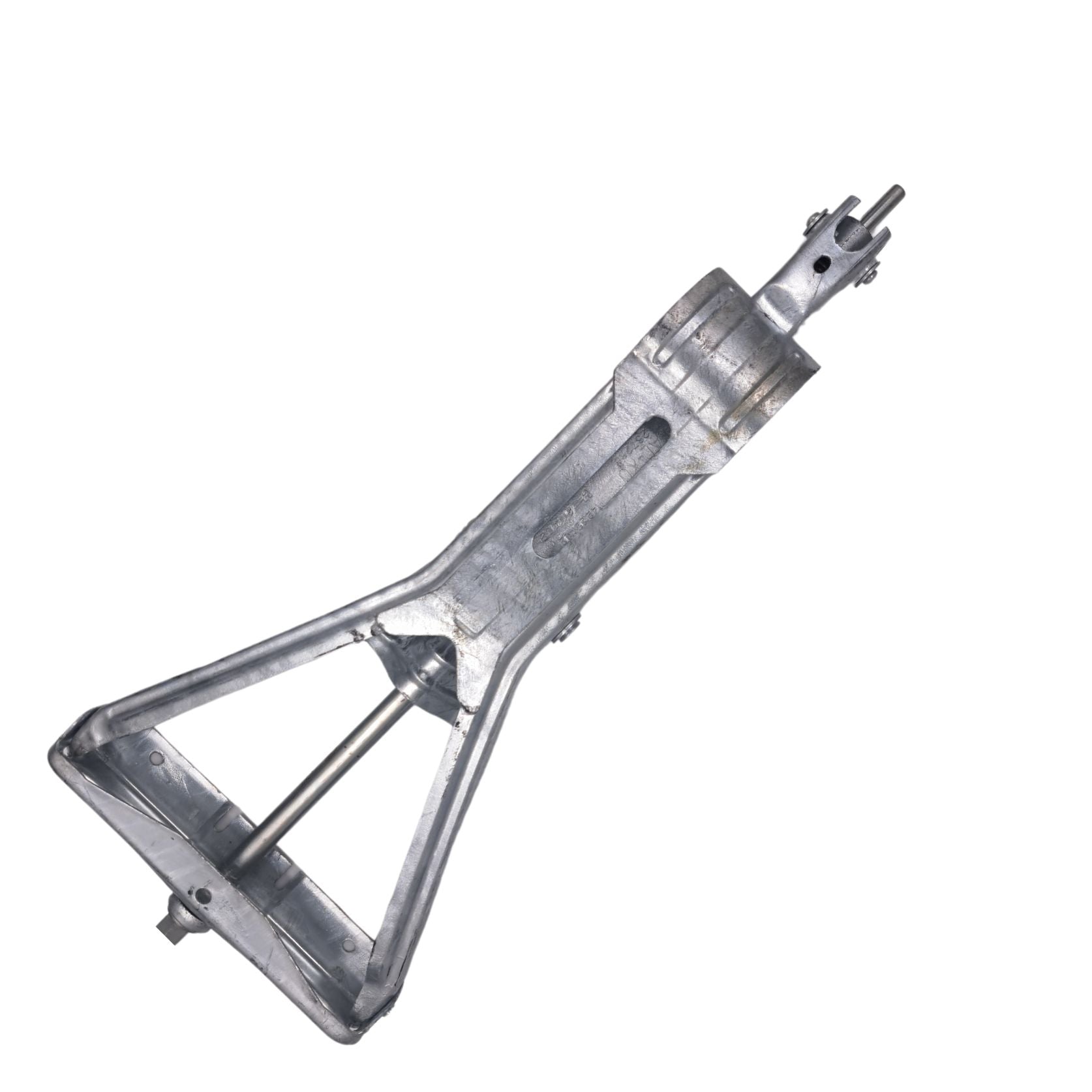 Burquip galvanised 505mm corner steady stabiliser leg for caravans — 4Matt Campers, Western Cape & Cape Town