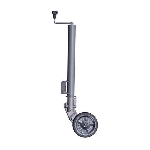 Burquip 60mm retractable jockey wheel for trailers and caravans — 4Matt Campers, Western Cape & Cape Town
