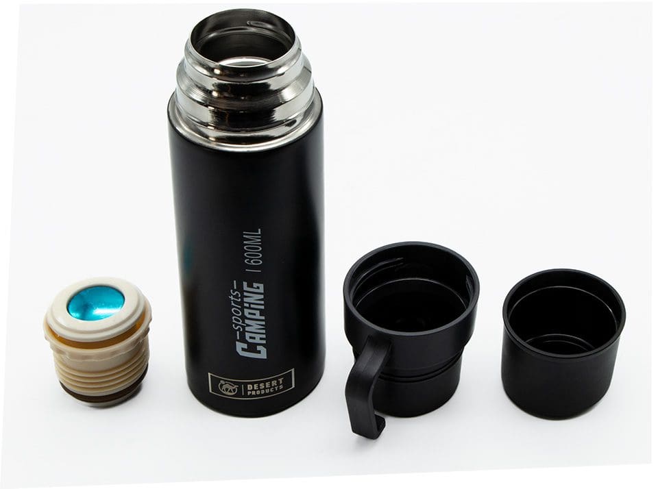 Desert 600ml Vacuum Flask with Handle Cup