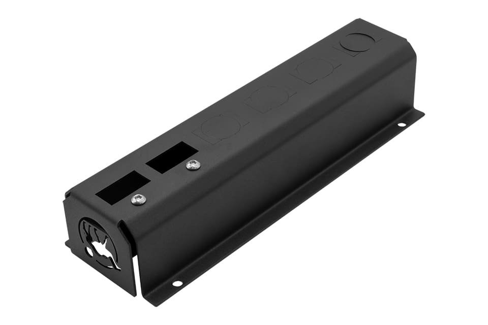 Desert Flat Vertical Plugbox — 2 Anderson 4 Universal