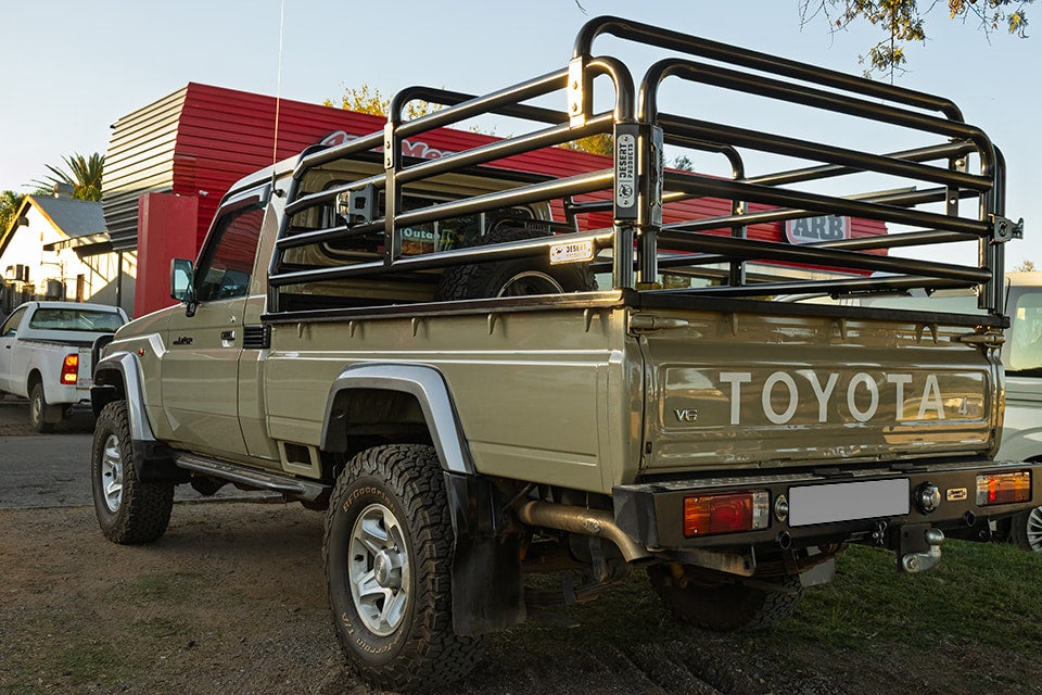 Desert Standard Cattle Rails — Toyota Land Cruiser 79 Series Single Cab