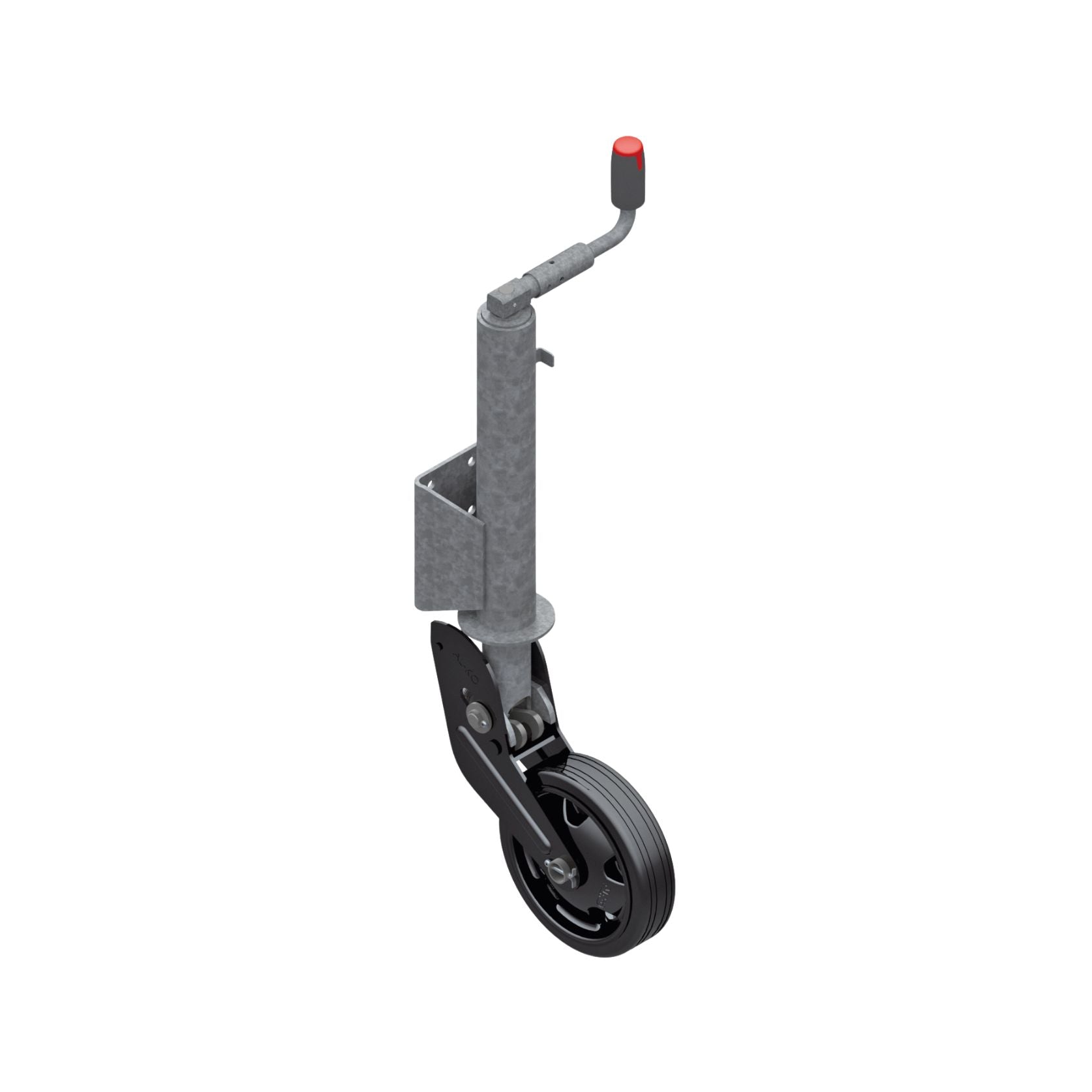 Burquip 73mm heavy-duty jockey wheel for large trailers — 4Matt Campers, Western Cape & Cape Town