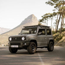 Holdfast Adventure Roof Rack platform fitted to a Suzuki Jimny