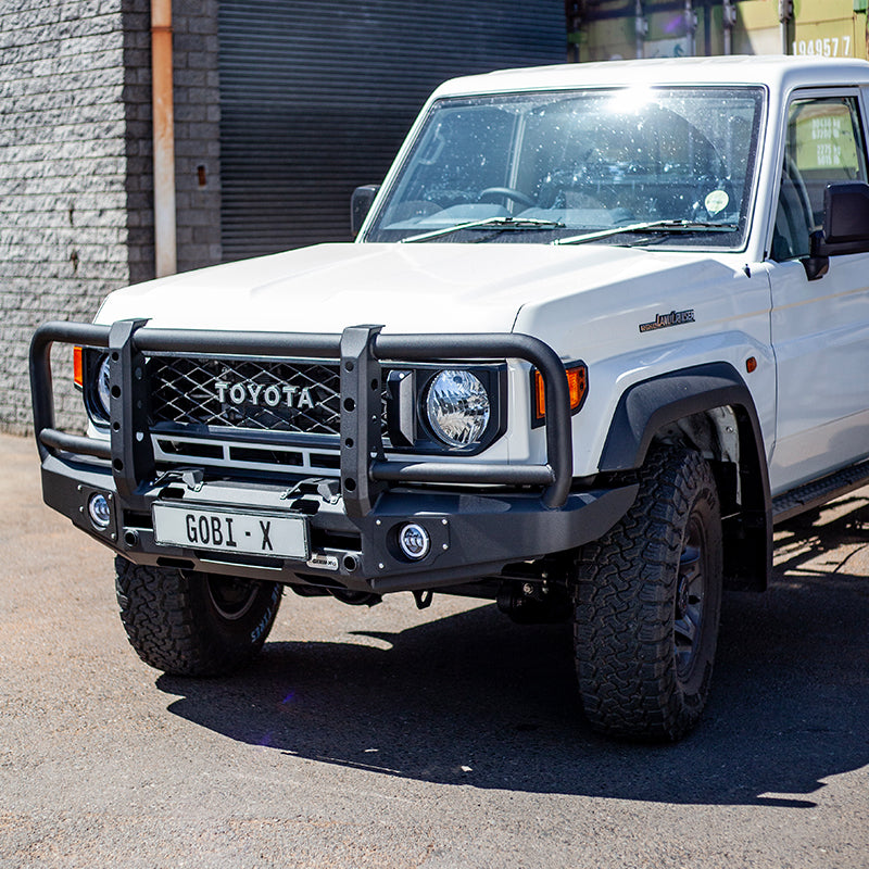 Gobi-X Expedition bullbar for the Toyota Land Cruiser 70 Series (2024 onwards)