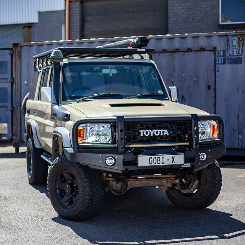 Gobi-X Expedition bullbar for the Toyota Land Cruiser 70 Series (pre-2024)