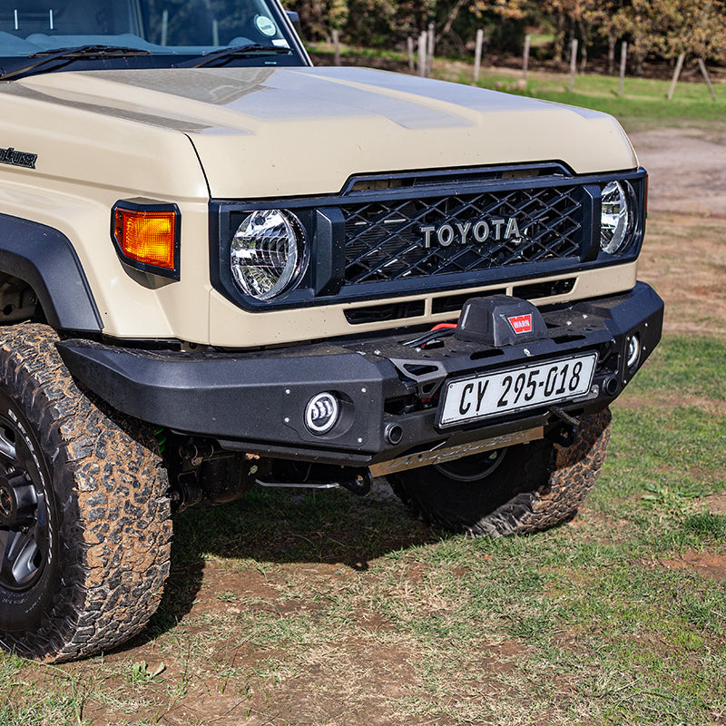 Gobi-X Stealth front bumper for the Toyota Land Cruiser 76/78/79 Series (2024 onwards)