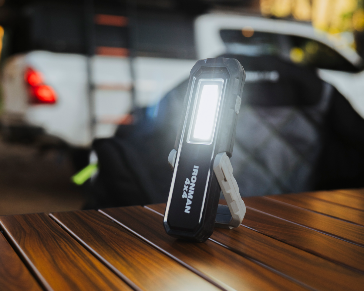 Ironman 4x4 rechargeable LED worklight combo, large and small worklights
