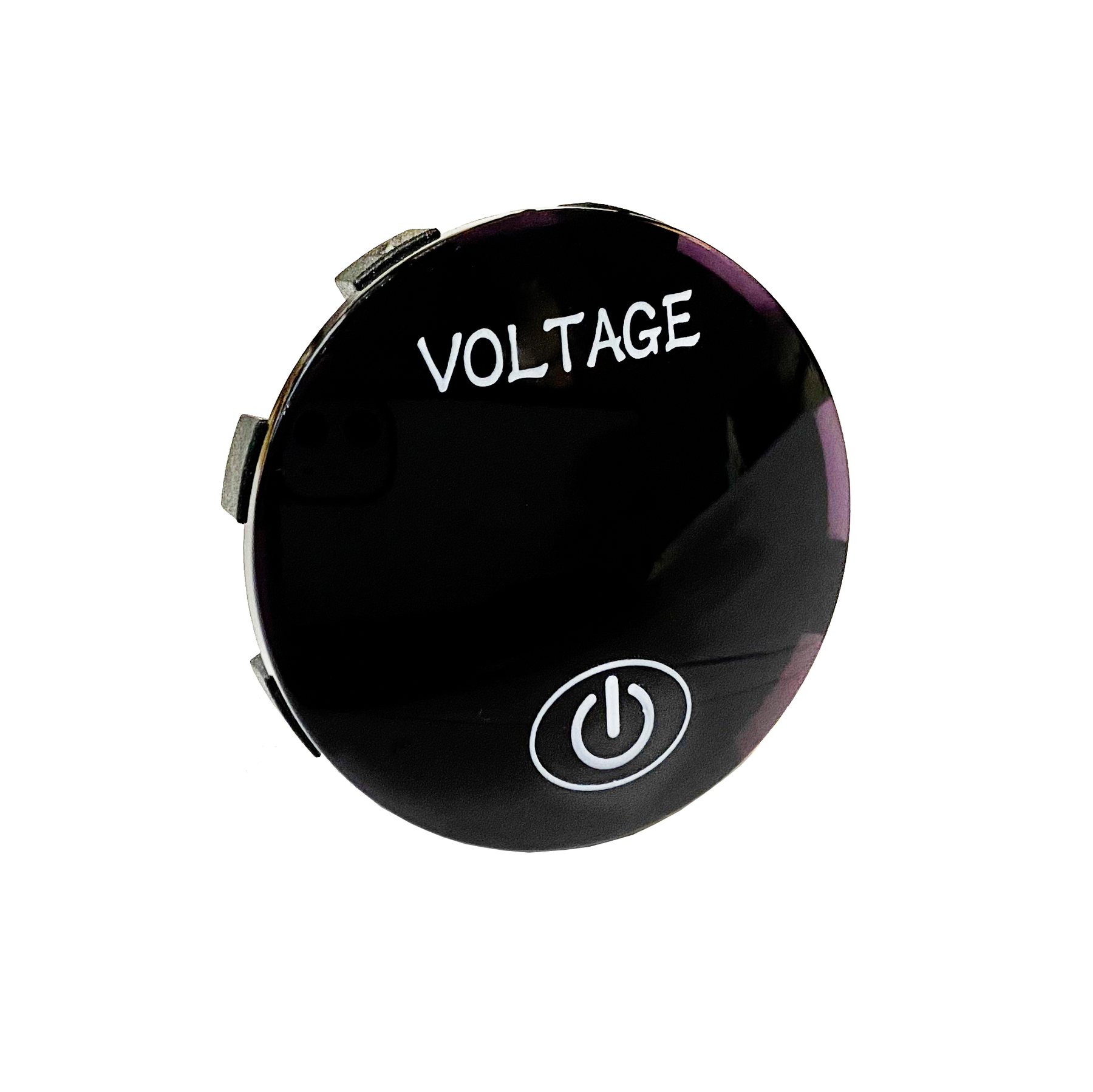 Lumeno volt meter socket with on/off switch and digital display for 12-24V systems