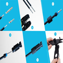 Renogy solar connector assembly steps