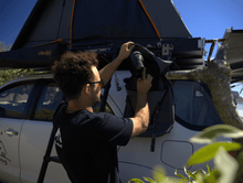 Alu-Cab Shoe / Mud Bag mounted on cargo rails, photo 3