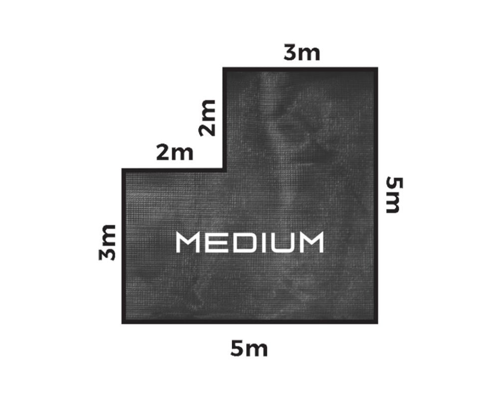 CGear Multimat L-shape sand-free camping ground sheet available from 4Matt Campers in Cape Town