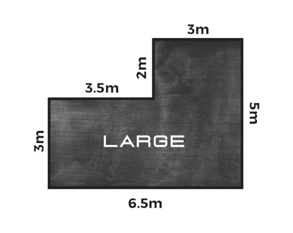 CGear Multimat L-shape sand-free camping ground sheet available from 4Matt Campers in Cape Town