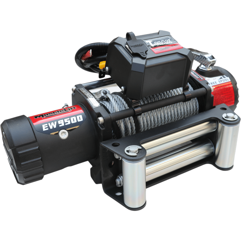 TMax Musclelift EW-9500 lbs Winch — Wire Rope