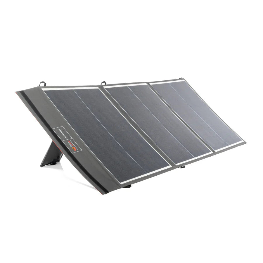 Flexopower Namib 150W foldable solar panel available from 4Matt Campers in Cape Town