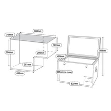 National Luna NL80 fridge dimensions from 4Matt Campers