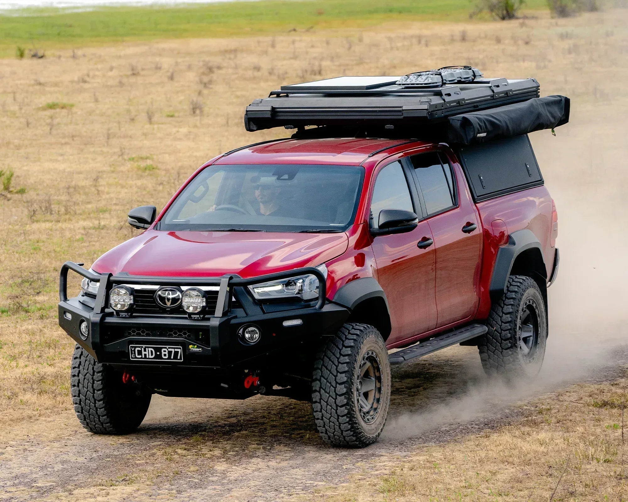 Ironman 4x4 Orion 1400 rooftop tent available from 4Matt Campers in Cape Town