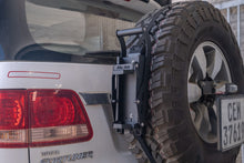 Alu-Cab Can Crusher Spare Wheel Mount fitted to a spare tyre