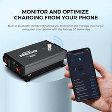 Renogy REGO 60A DC-DC charger mounted in a caravan 12V system installation