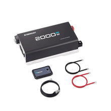 Renogy 2000W 24V pure sine wave inverter with remote control and battery cables