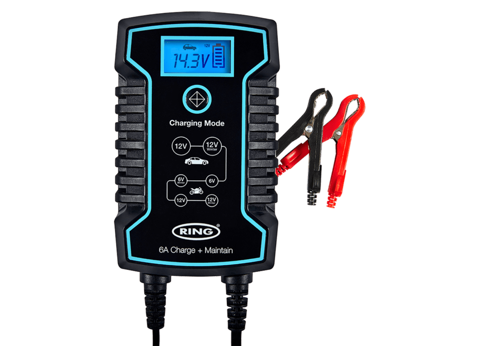 Ring Automotive 6V 12V 6A Smart Battery Charger