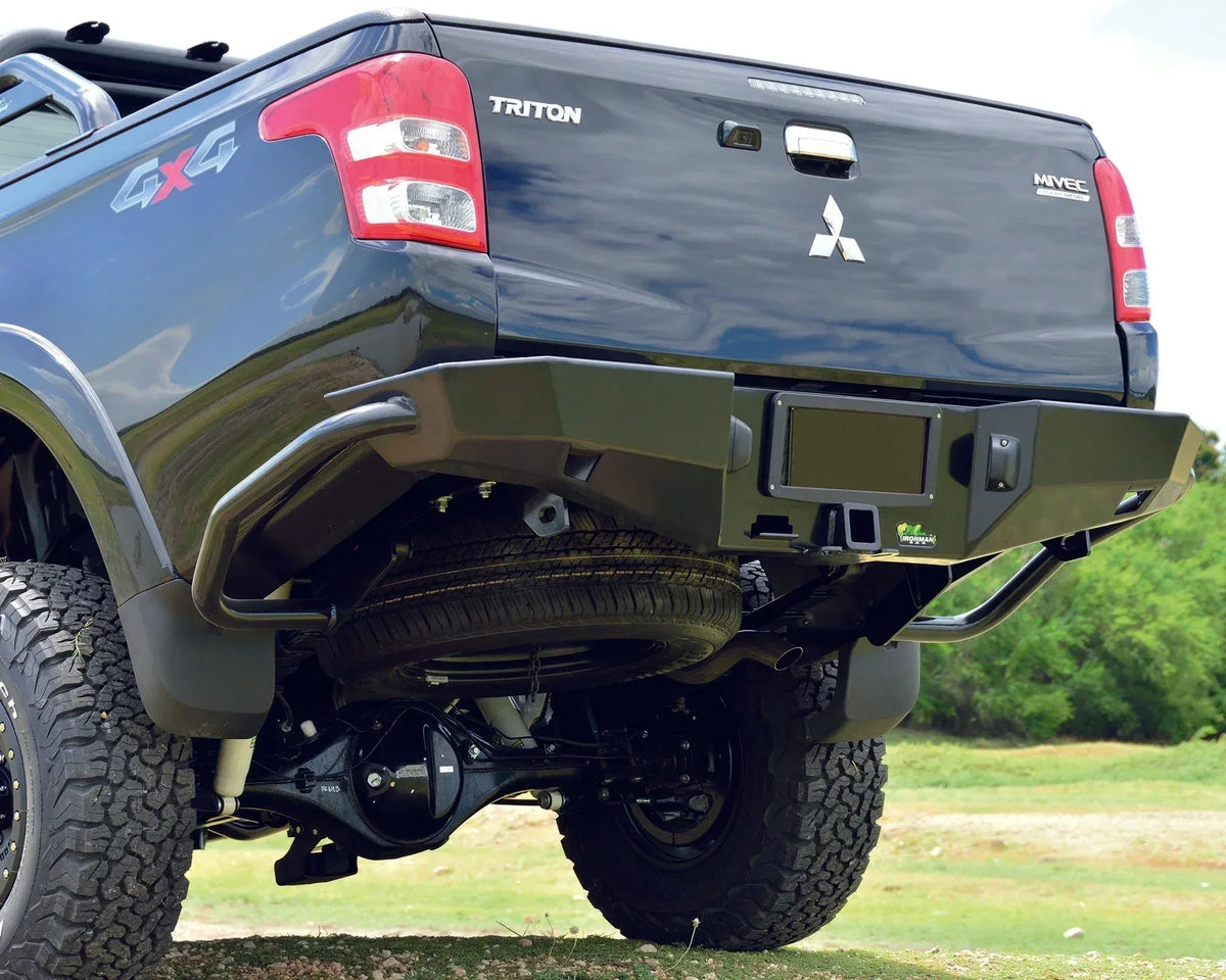 Ironman 4x4 rear protection tow bar for the Mitsubishi Triton MQ 2016-2019