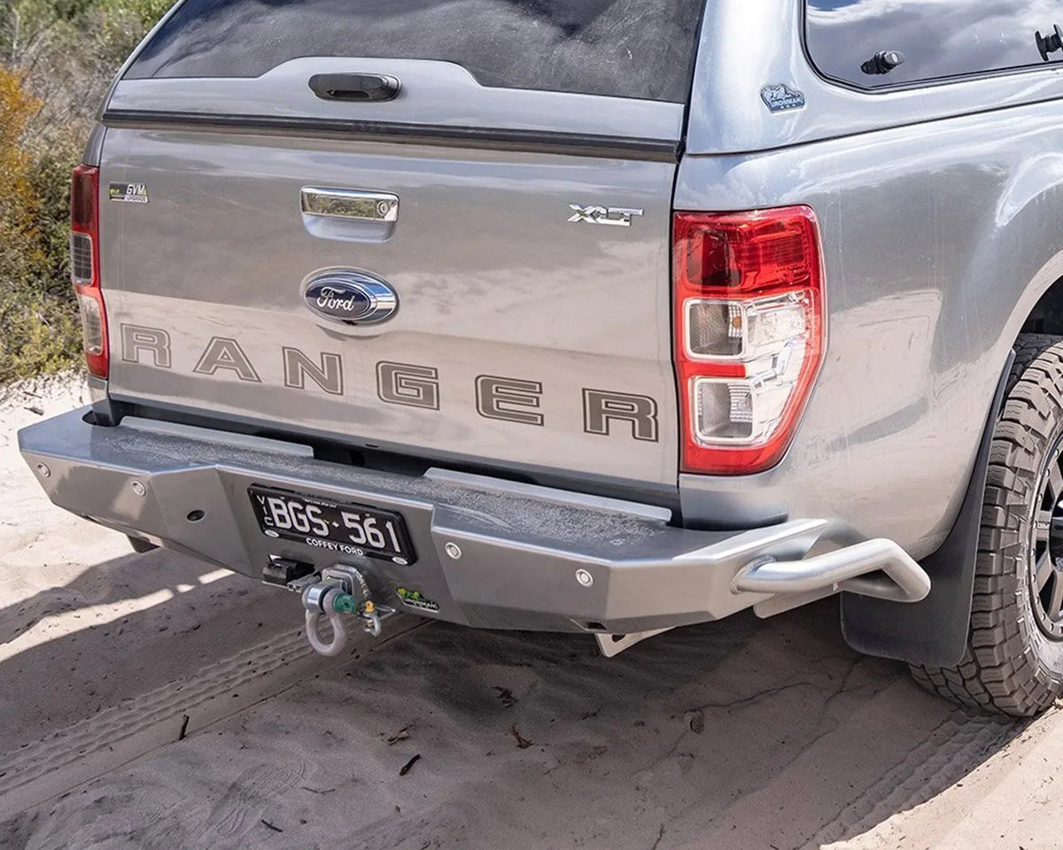 Ironman 4x4 rear protection tow bar for the Ford Ranger T6 PX 2011-2022 and Mazda BT50 2012-2020