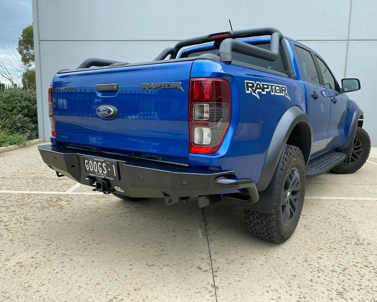 Ironman 4x4 rear protection tow bar for the Ford Ranger T6 PX III Raptor 2019-2022