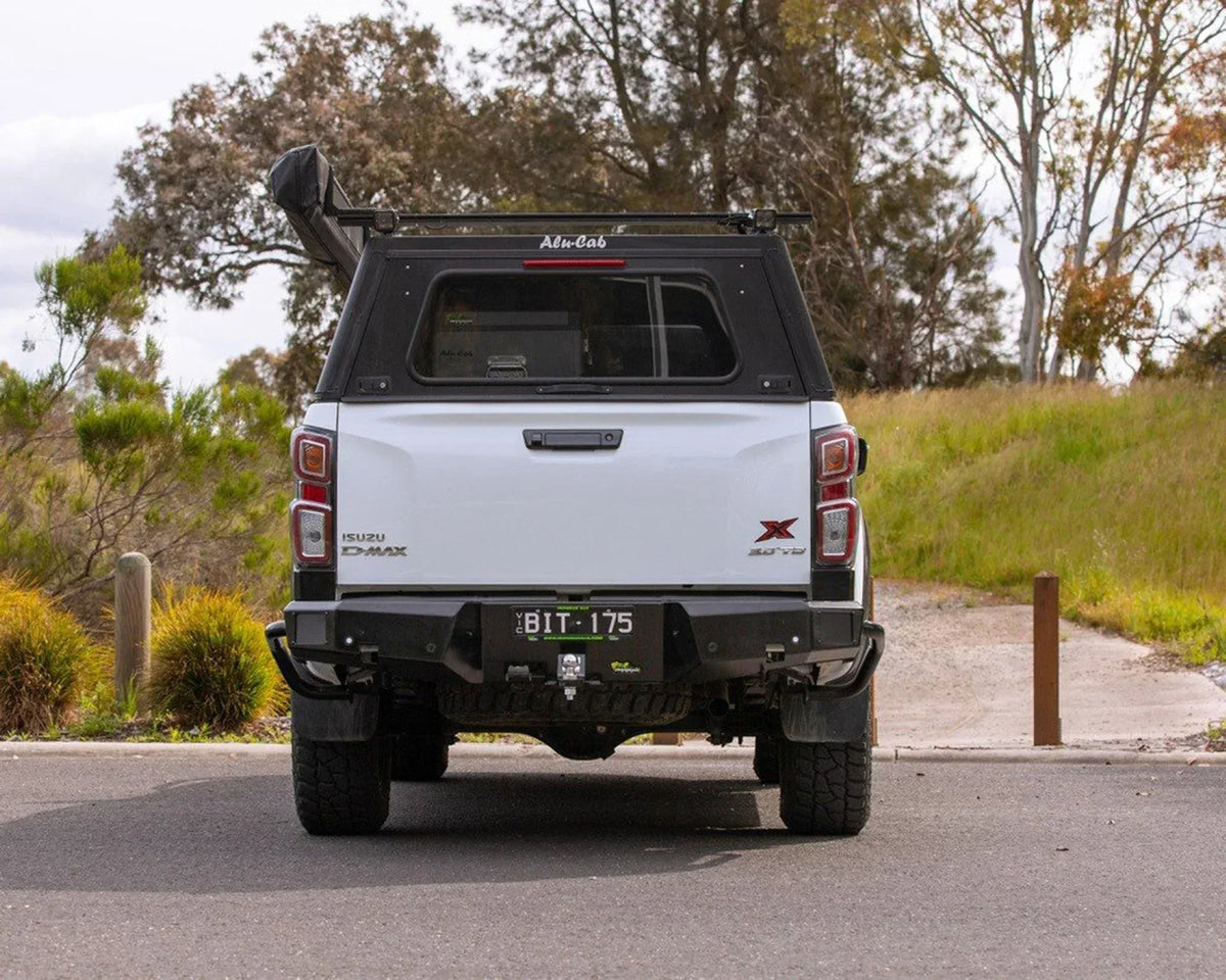 Ironman 4x4 rear protection tow bar for the Isuzu KB D-Max RG/RT 2022+