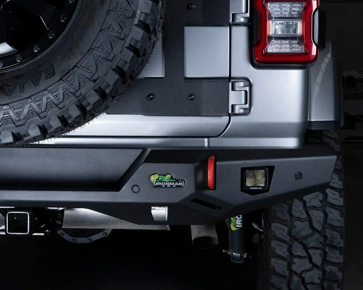 Ironman 4x4 rear protection bumper for the Jeep Wrangler JL