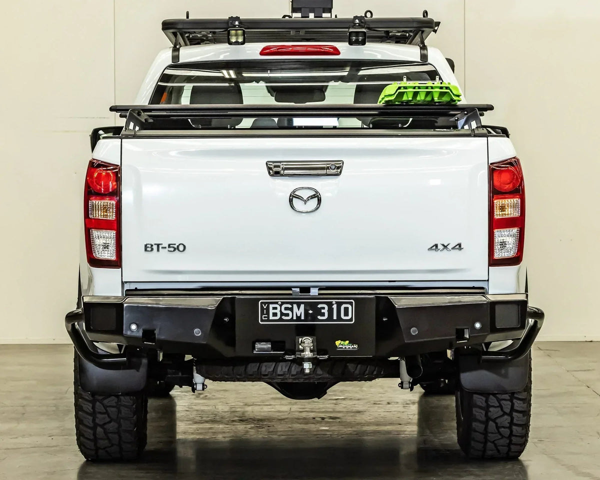 Ironman 4x4 rear protection tow bar for the Mazda BT50 TF 2020-2024