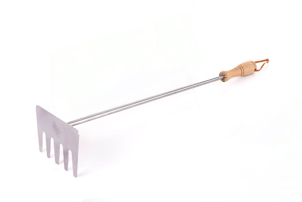 Forken Lekker Braai Rake – Stainless Steel – image 1