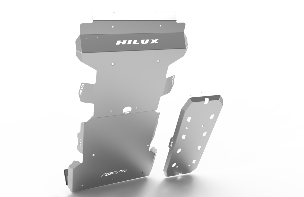Gobi-X transfer case and gearbox bash plate for the Toyota Hilux Revo