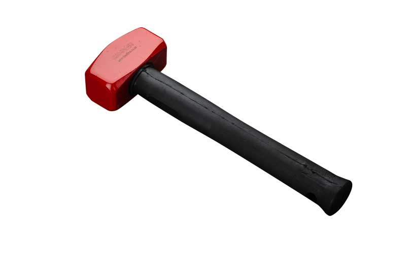 Carbon steel head camping hammer with rubber handle — 4Matt Campers, Western Cape & Cape Town