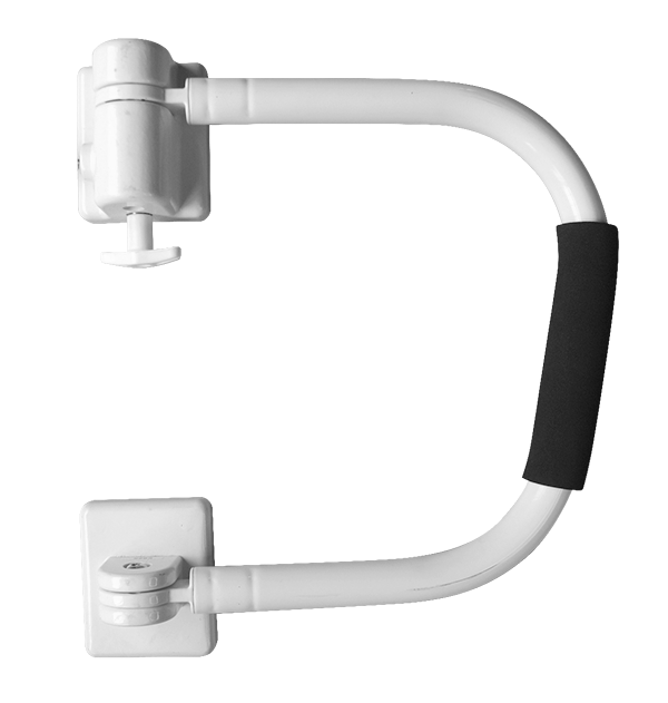 Lockable 300mm support grab handle for caravan door — 4Matt Campers, Western Cape & Cape Town