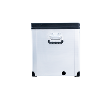 SnoMaster SMDZ-CL56D 56L dual compartment fridge/freezer in stainless steel, photo 5