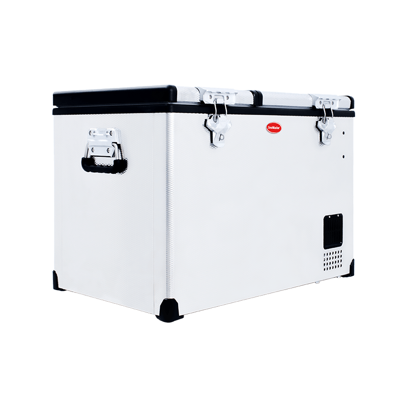 SnoMaster SMDZ-LP66D 66L low profile dual compartment fridge/freezer