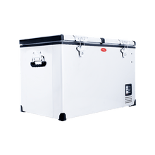 SnoMaster SMDZ-TR82D 81.5L dual compartment fridge/freezer in stainless steel