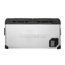 SnoMaster SMEX-60D 60L dual compartment fridge/freezer in stainless steel, photo 4