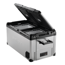 SnoMaster SMEX-60D 60L dual compartment fridge/freezer in stainless steel