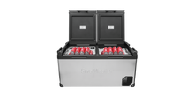 SnoMaster SMEX-96D 98L dual compartment fridge/freezer in stainless steel, photo 3