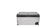 SnoMaster SMEX-96D 98L dual compartment fridge/freezer in stainless steel, photo 2