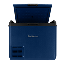 SnoMaster SMLS-60D 60L dual compartment fridge/freezer in blue, photo 5