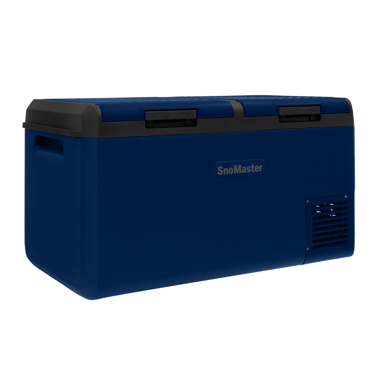 SnoMaster SMLS-70 75L dual compartment fridge/freezer in blue