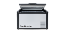 SnoMaster SMRV-60 60L single compartment fridge/freezer in silver with black trim, photo 2